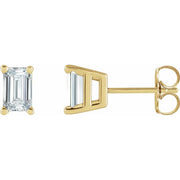 14K Yellow 5/8 CTW Lab-Grown Diamond Earrings