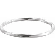 Sterling Silver Twisted 7 1/2' Bangle Bracelet