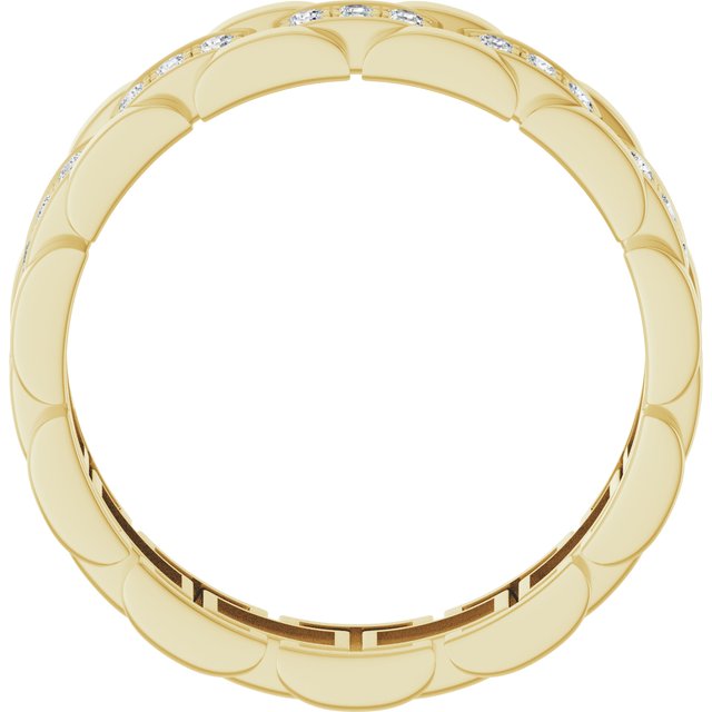 14K Yellow 1 CTW Lab-Grown Diamond Band