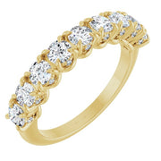 14K Yellow 1 1/4 CTW Lab-Grown Diamond Anniversary Band