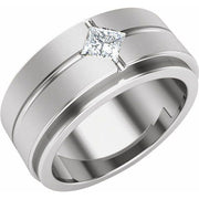 14K White 1/2 CTW Lab-Grown Diamond Band