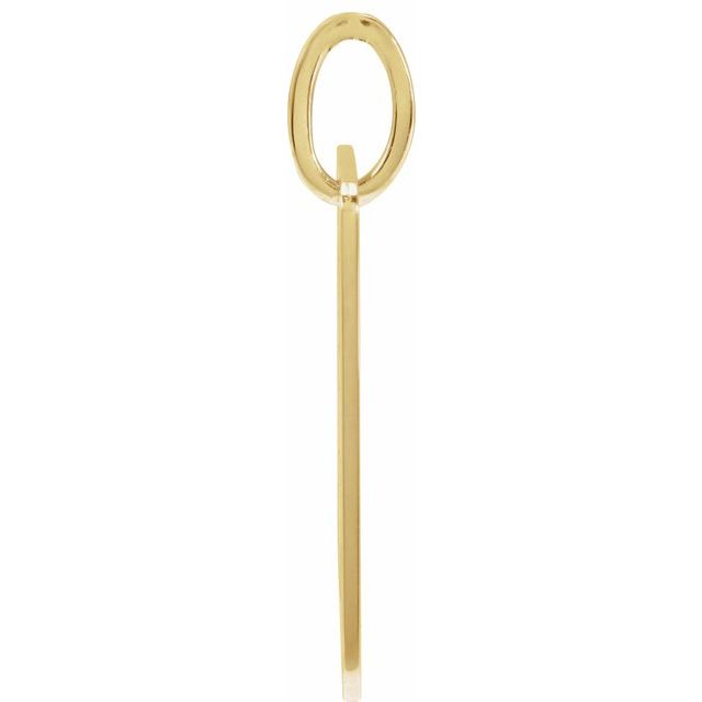 14K Yellow Playing Card Pendant