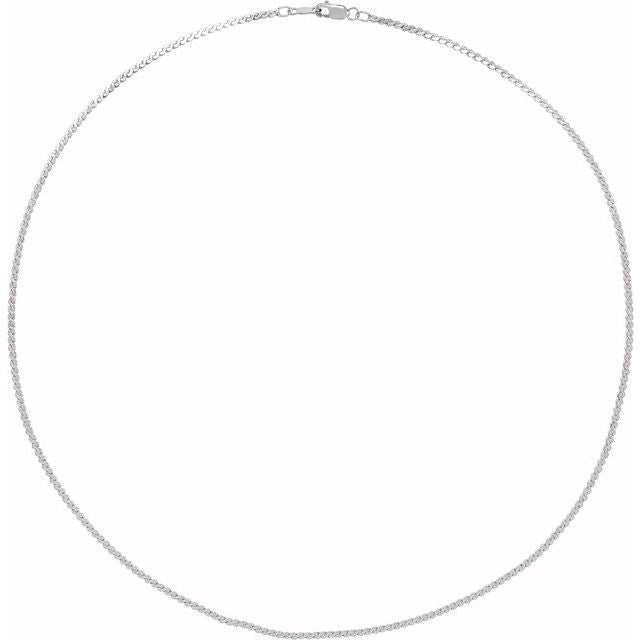 Sterling Silver 1.7 mm Serpentine 20' Chain