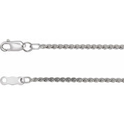 Sterling Silver 1.7 mm Serpentine 7' Chain