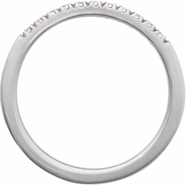 Sterling Silver 1/6 CTW Natural Diamond Stackable Ring