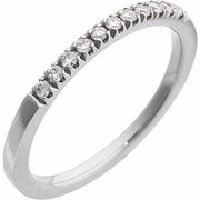 Sterling Silver 1/6 CTW Natural Diamond Stackable Ring
