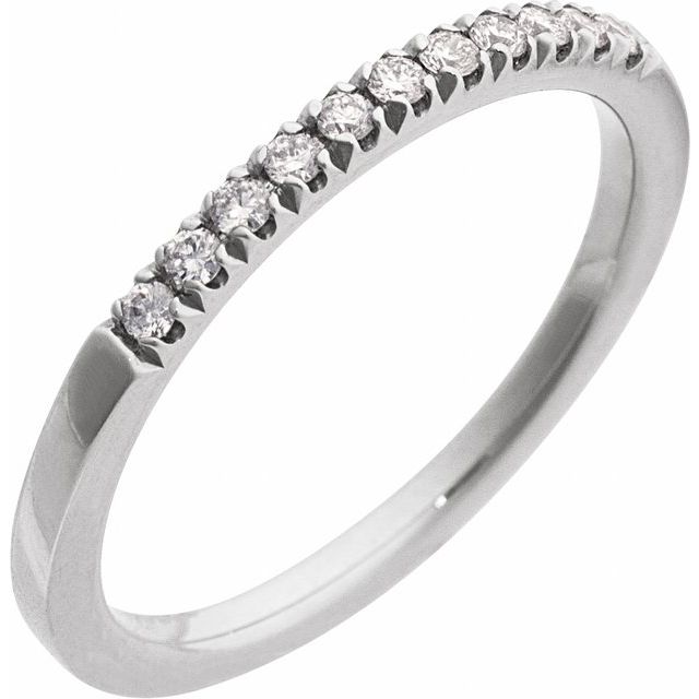 Sterling Silver 1/6 CTW Natural Diamond Stackable Ring