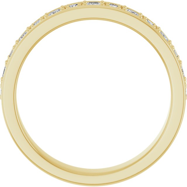 14K Yellow 1/2 CTW Natural Diamond Band
