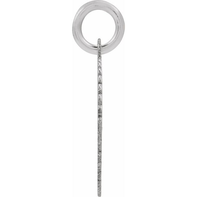 Sterling Silver Initial D Pendant