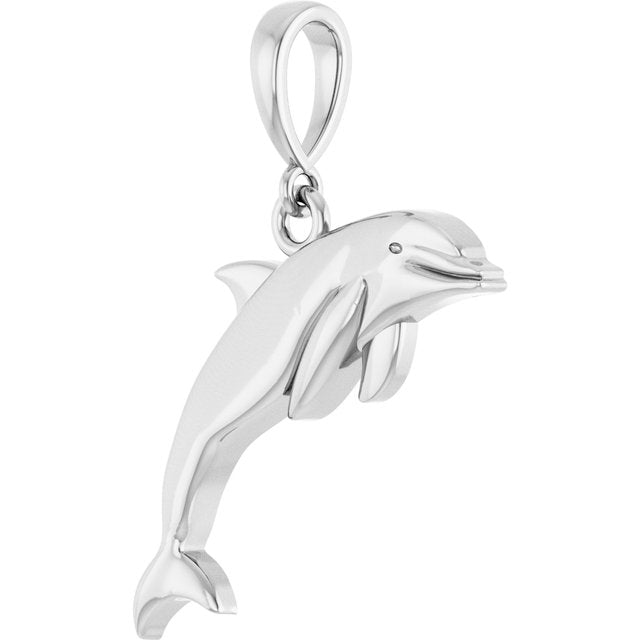 Sterling Silver Dolphin Pendant