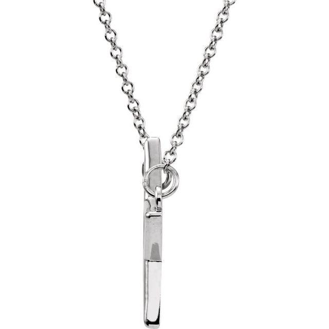 Sterling Silver Star 16' Necklace