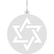 Sterling Silver Star of David Pendant