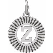 Sterling Silver Initial Z Pendant