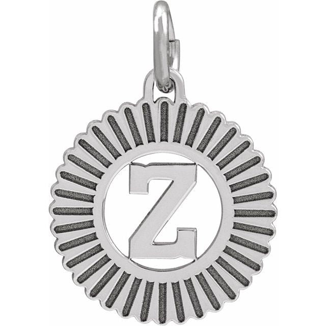 Sterling Silver Initial Z Pendant