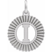 Sterling Silver Initial I Pendant