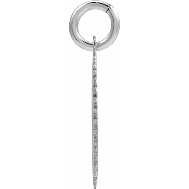 Sterling Silver Initial C Pendant