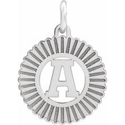 Sterling Silver Initial A Pendant