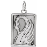 Sterling Silver Swan Pendant