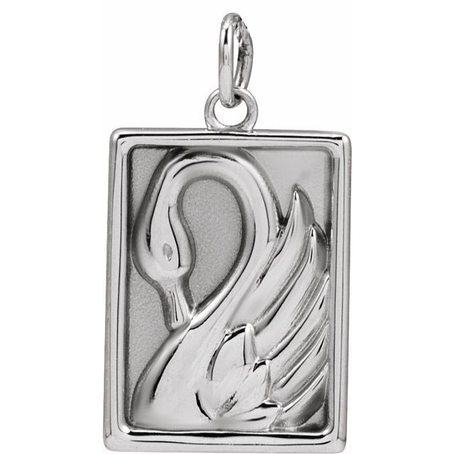 Sterling Silver Swan Pendant