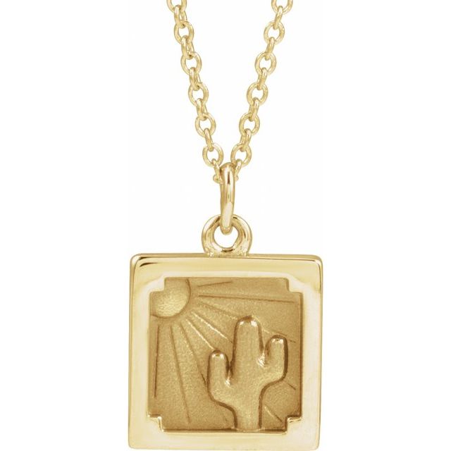 14K Yellow Desert 16-18' Necklace