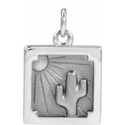 Sterling Silver Desert Pendant