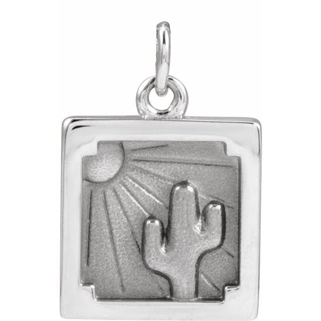Sterling Silver Desert Pendant