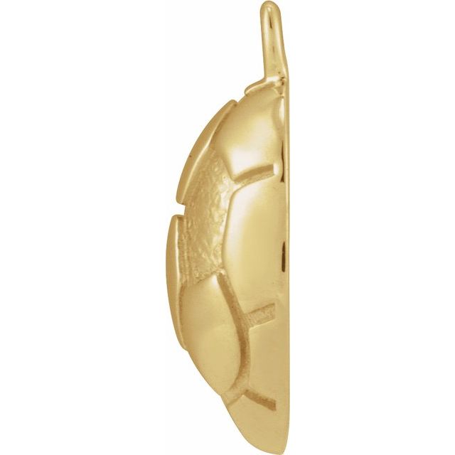 14k Yellow Soccer Ball Dangle