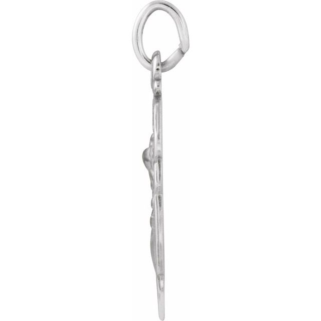 Sterling Silver 16.5x14 mm St. Michael Medal