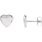 Sterling Silver Heart Earrings