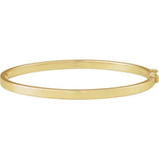 14K Yellow Hinged 7' Bangle Bracelet