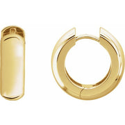 14K Yellow 19 mm Hinged Hoop Single Earring