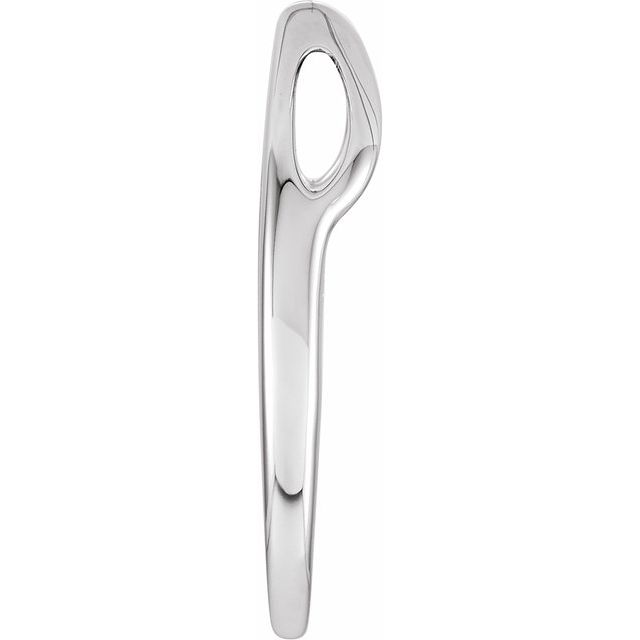 Sterling Silver Freeform Pendant
