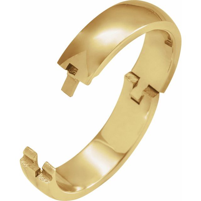 18K Yellow 2.7 mm CLIQ® Hinged Adjustable Band Size 5