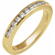 14K Yellow 3/8 CTW Lab-Grown Diamond CLIQ® Hinged Adjustable Anniversary Band Size 7