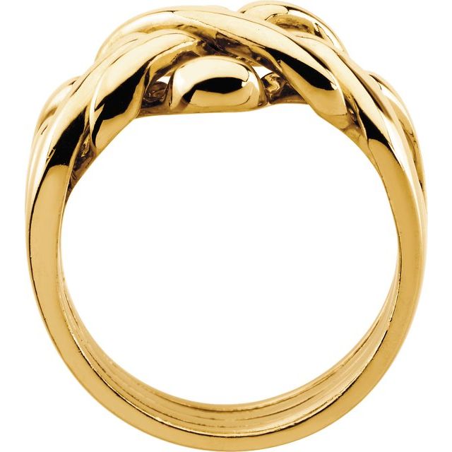 18k Yellow 12.5 Mm Puzzle Band 6