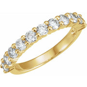 14K Yellow 1 CTW Natural Diamond Anniversary Band
