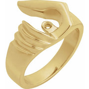 14k Yellow Peg Shank