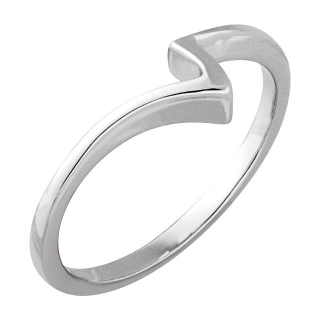 14K White Band