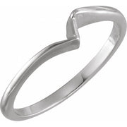 14k White Matching Band
