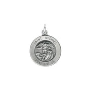 Sterling Silver 14.5 mm St. Michael Medal