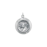 Sterling Silver 18 mm St. Michael Medal