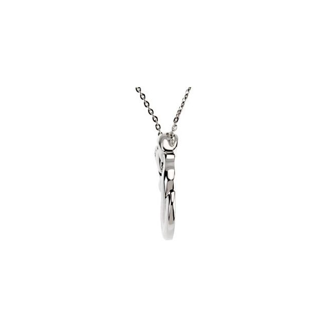 Sterling Silver 1 Child Family 18' Necklace