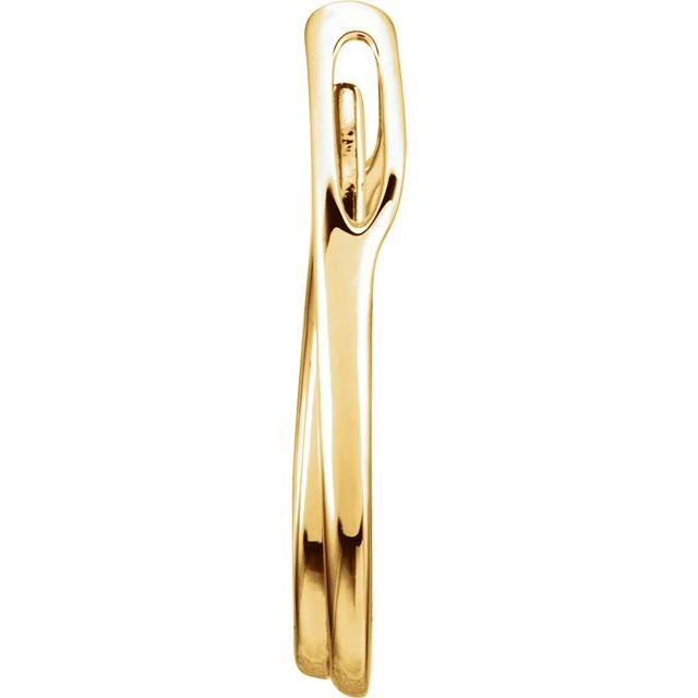14K Yellow Freeform Pendant