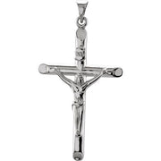 Sterling Silver 35x22 mm Crucifix Pendant