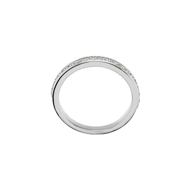 14K White 1/4 CTW Natural Diamond Band