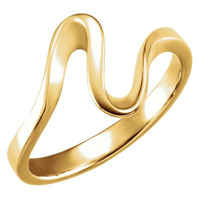 14k Yellow Freeform Ring