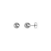 14K White 7 mm Ball Earrings