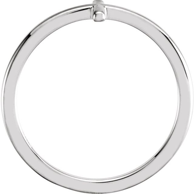 Sterling Silver Side Cross Ring