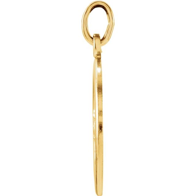 14K Yellow 16 mm St. Christopher Medal