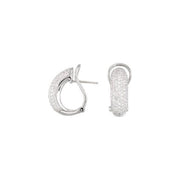 14K White 1 1/2 CTW Natural Diamond Earrings